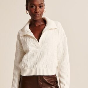 Abercrombie & Fitch Cream Sweater